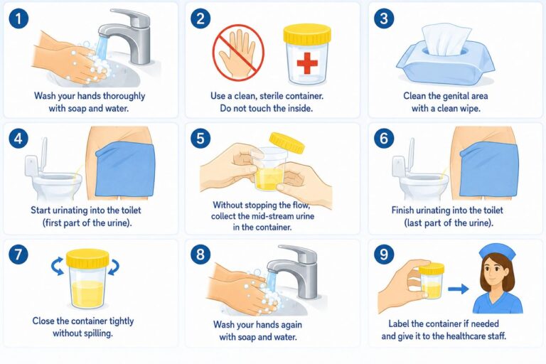 How to Collect a Clean Midstream Urine Sample