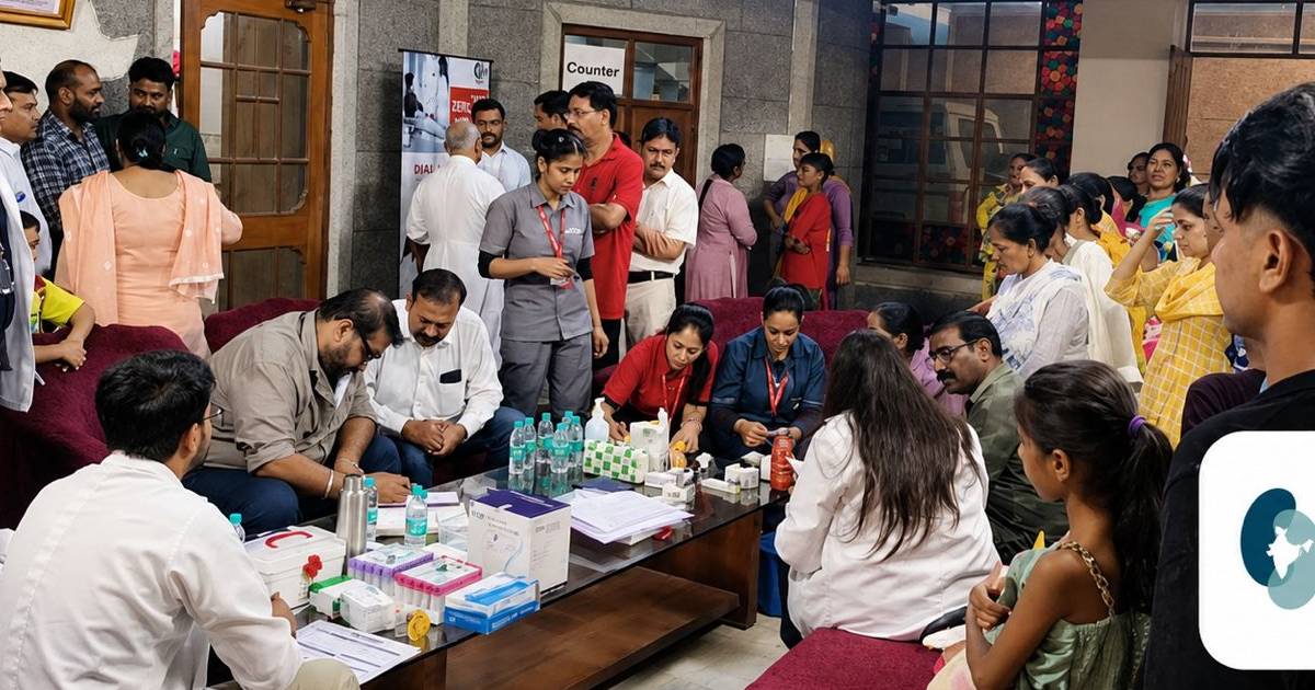 KHI organised a medical camp in Ludhiana, providing consultation and kidney health support to 100 patients. The camp focused on bringing accessible, affordable kidney care closer to the community, while helping patients understand their kidney health, identify potential problems early and receive appropriate medical guidance. 100 Patients. One Camp. A Step Towards Better Kidney Health.